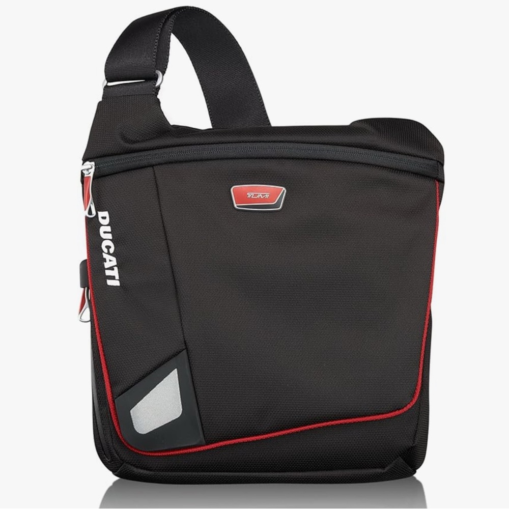 Tumi Luggage Ducati Deso Flap Crossbody Bag, Track, Medium